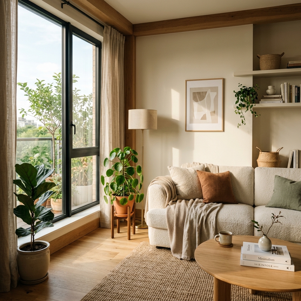Inspirasi Interior Ruang Tamu Apartemen Minimalis Modern